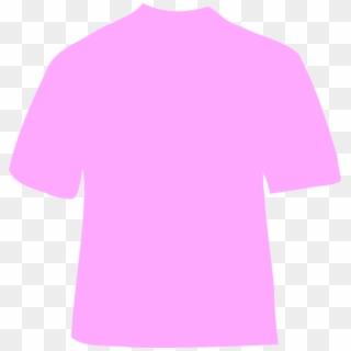 Powder T Shirt Clip Art At Clker Ⓒ - Powder Pink T Shirt - Png Download