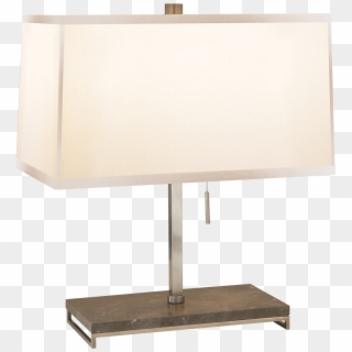 Philosophy Desk Lamp In Pewter With Silk Shade - Table Clipart