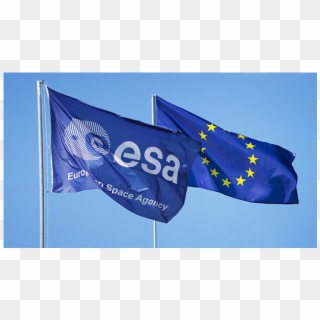 European Commission And Esa Sign Agreement To Support - Flag Clipart