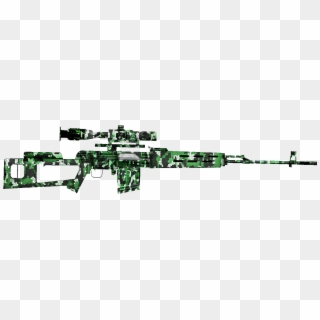Dragunov Jungle Weapon - Ranged Weapon Clipart