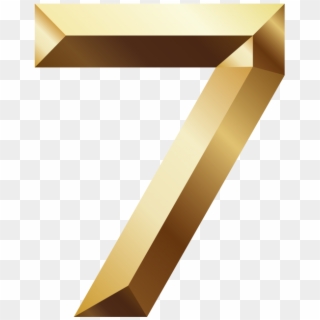 7 Golden Numbers - Bronze Clipart