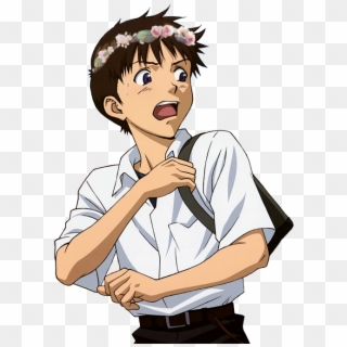 Shinji Ikari Flower Crown Clipart