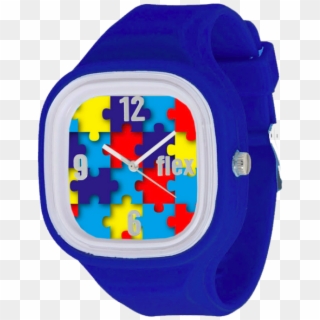 The Puzzle Flex Watch Which Represents Autism Awareness - Autism Watch Clipart