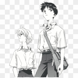 Kaworu And Shinji Transparent Clipart
