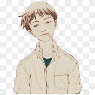 Shinji Ikari , Png Download - Shinji Ikari Smoking Clipart