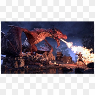 The Elder Scrolls Online - Elder Scrolls Online Elsweyr Dragons Clipart