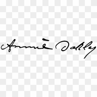 Annie Oakley Signature Clipart