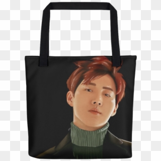 Exo Suho Totebag By Chancasso's Art He's So Beautiful - Aesthetic Tote Bag Design Clipart