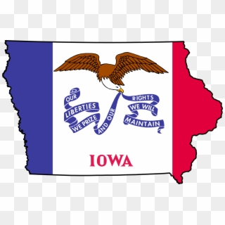 Cruz Captures Iowa As Predicted, Sanders Heads Off - Iowa Flag Map Clipart