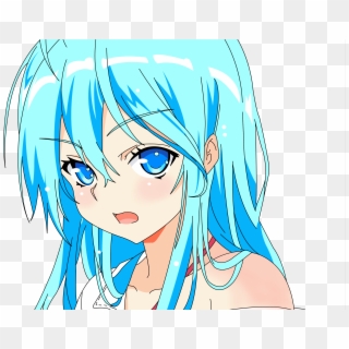 Anime Touwa Erio Anime Anime Girls Blue Eyes Face Turquise - アニメ 電波 女 と 青春 男 Clipart