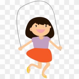 Picture Transparent Library Girl Jumping Icons Png - Cartoon Girl Jump Roping Clipart
