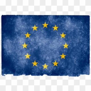 European Union Grunge Flag Png Image - European Union Clipart
