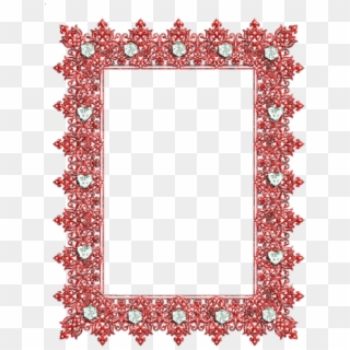 Free Png Red Transparent Frame With Diamonds Png Images - Purple Diamond Picture Frames Clipart