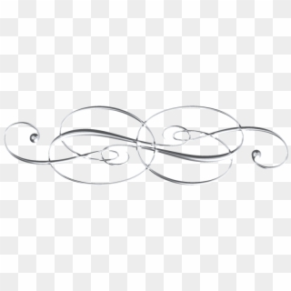 Silver Swirl Png - Line Art Clipart