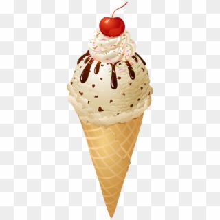 Ice Cream Png Image - Sorvete De Casquinha Desenho Png Clipart