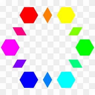 6 Hexagons 6 Diamonds Svg Clip Arts 600 X 520 Px - Png Download