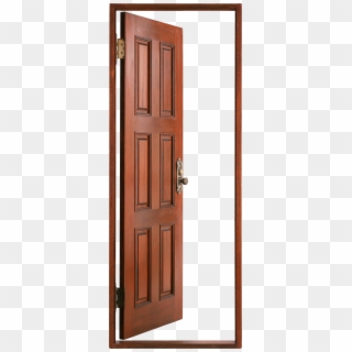 Dark Open Door Png - Open Wooden Door Png Clipart