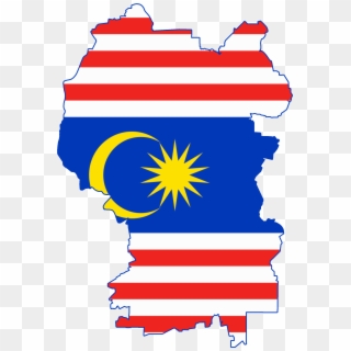 Malaysia Flag - Malaysia Flag Map Png Clipart