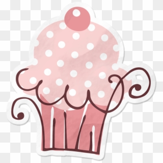 Logo Cupcake Png, Cupcake Clipart, Cupcake Party, Pastry - Bolo Pote Desenho Png Transparent Png