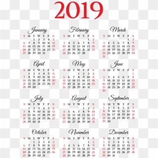 2019 Calendar Png Image - Stopped Giving A Damn Clipart