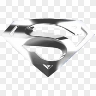 Silver Superman Logo Png - Superman Logo Metal Png Clipart