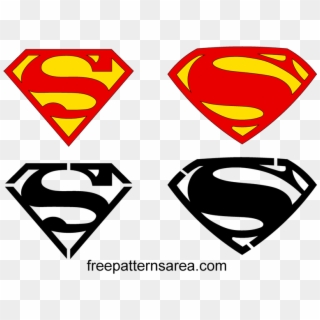 Superman Symbol Logo Vectors Stencil Design - Symbol Superman Logo Clipart