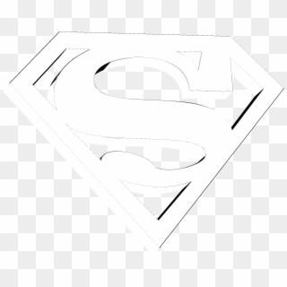 Superman Logo Black And White - Superman Clipart