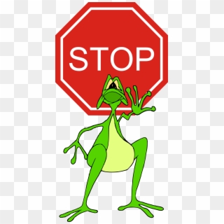 This Free Icons Png Design Of Stop Sign And Frog Clipart