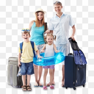 Vacation Png Image - Family At Airport Png Clipart