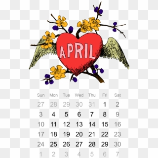 This Free Icons Png Design Of 2016 April Calendar Clipart