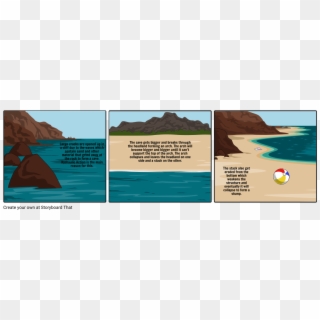 Waves - Sea Elephant Island Of The Blue Dolphins Clipart