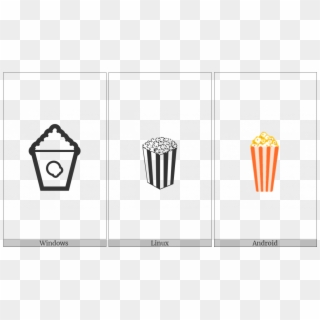 Popcorn On Various Operating Systems Clipart