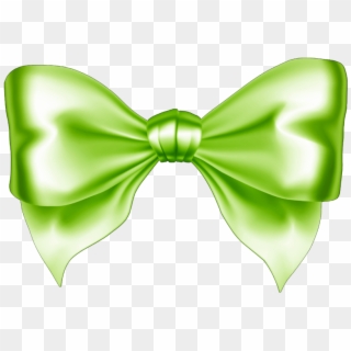 Mq Green Bow Decorate Decoration Colormix Fte Clipart