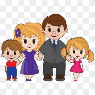 Family Png Cartoon - Love My Parents Cartoon Clipart