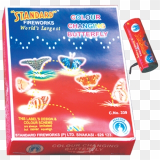 Diwali Fireworks - Colour Changing Butterfly Cracker Clipart