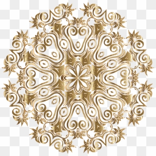 This Free Icons Png Design Of Gold Floral Flourish Clipart