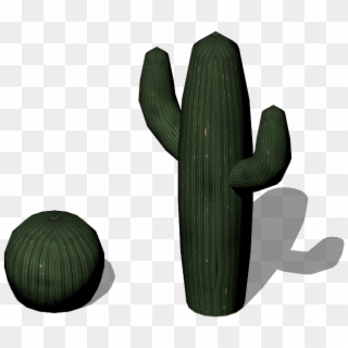 Preview - Isometric Cactus Clipart