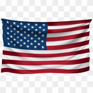 Usa Wrinkled Flag Png Clipart