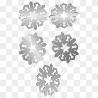 Free Png Silver Snowflakes Png - Earrings Clipart
