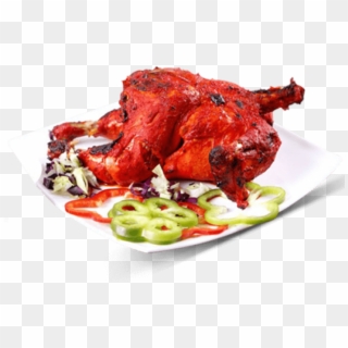 Tandoori Chicken Png - دجاج هندي احمر Clipart