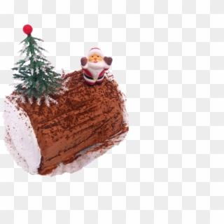 Mini Chocolate Log Cake - Chocolate Cake Clipart