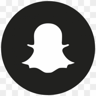Social Media Icon - White Transparent Snapchat Logo Clipart