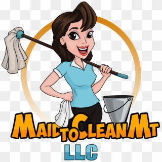 House Cleaning Faqs - Cartoon Cleaning Services Logo Clipart