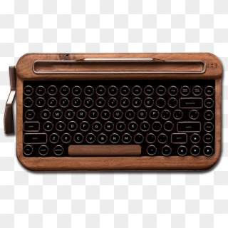 Teclado Bluetooth Inspirado Nas Antigas Máquinas De - Penna Typewriter Style Retro Bluetooth Keyboard Clipart