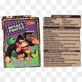 950kib, 939x638, Lunchables Dk64 Donkey Profile - Robin Clipart