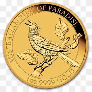 2019 Australia 1 Oz Gold Bird Of Paradise Manucodia - Birds Of Paradise 2019 Clipart