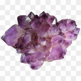 A Cutout Image Of A Purple Mineral - Minerals Geology Clipart