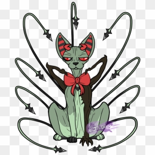 Fashionista Of Nine Tails - Cartoon Clipart