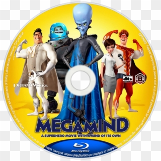 Megamind Bluray Disc Image - Megamind Movie Poster Clipart