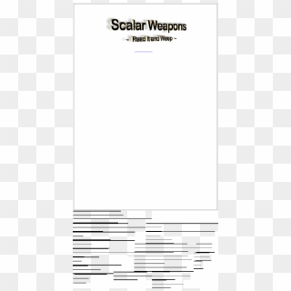 Scalar Weapons - Parallel Clipart